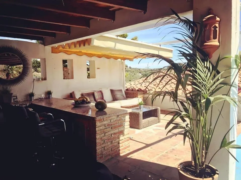 Stunning 3 Bed Finca With Attached 2 Bed Casita With Sea And Mountain Views Villa Malaga