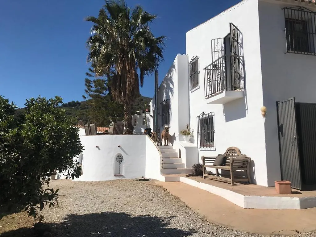 Stunning 3 Bed Finca With Attached 2 Bed Casita With Sea And Mountain Views Villa Malaga